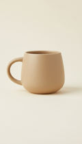 Taza de cerámica esmaltada mate