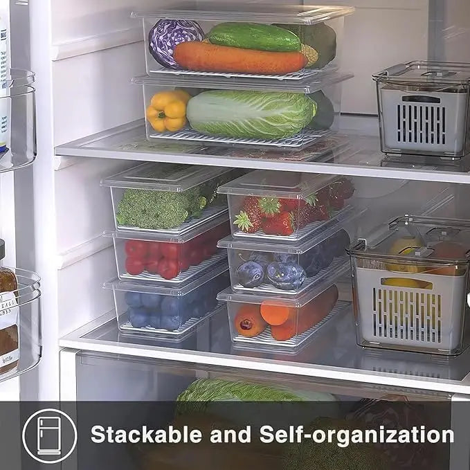 Single Tier Transparent Modular Eco-Friendly Multifunctional Kitchen Storage Set Square Plastic Dabba Jars Lid Spoon Airtight