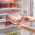 Single Tier Transparent Modular Eco-Friendly Multifunctional Kitchen Storage Set Square Plastic Dabba Jars Lid Spoon Airtight