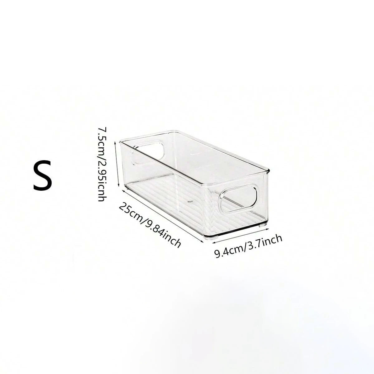 Box with Hand Kitchen Accessor Refrigerator Food Storage Container Refrigerator Organizer Bins Stackable Fridge Food Storage