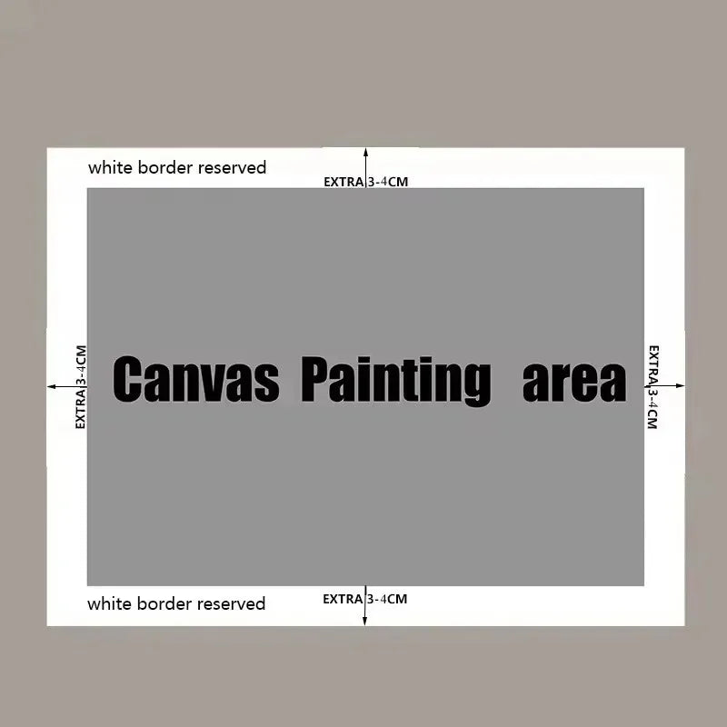 Frameless Modern Canvas Wall Art for Living Room Modern Canvas Poster for Bedroom and Living Room Decoration Cuadros No Frame