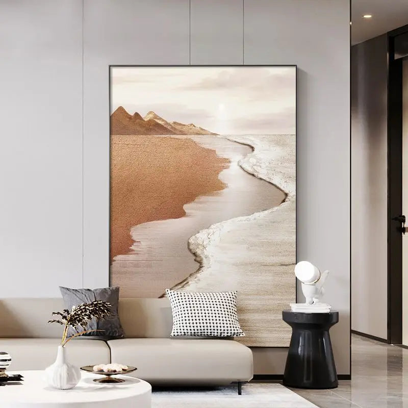 Living Room Framed Wall Painting Abstract Art Wall Paintings Interior Sofas Decorative Ornaments Modern Room Decor Painting