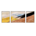 Lienzo abstracto 100% pintado a mano, decoración de sala de estar minimalista moderna, pintura, arte de sentido de alta gama, tríptico, mural