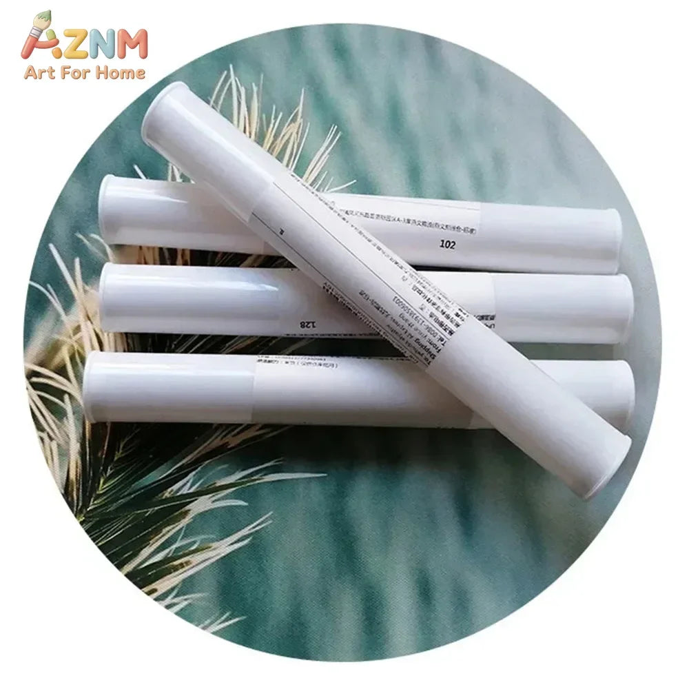 Cuadro en lienzo AZNM de estilo minimalista con arte abstracto de líneas onduladas en beige; estética moderna y neutra; pintura sin marco para sala de estar o dormitorio.