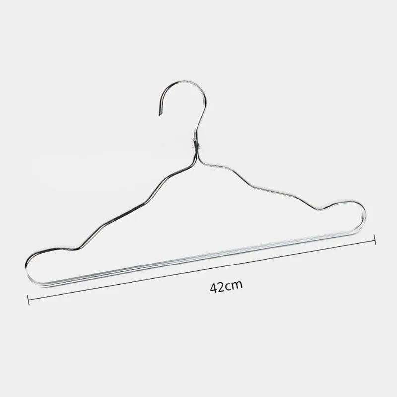 5 Pcs/set Suit Clothes Rack Aluminum Alloy Clothes Adult Rack Slip-seamless Metal Clothes Hanger Closet Organizer Home Supplies