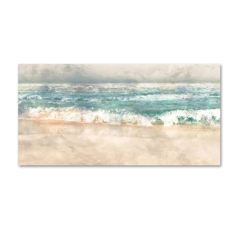 Abstract Beach Landscape Canvas Painting Posters and Prints Modern Wall Art Pictures for Living Room Home Decor Cuadros