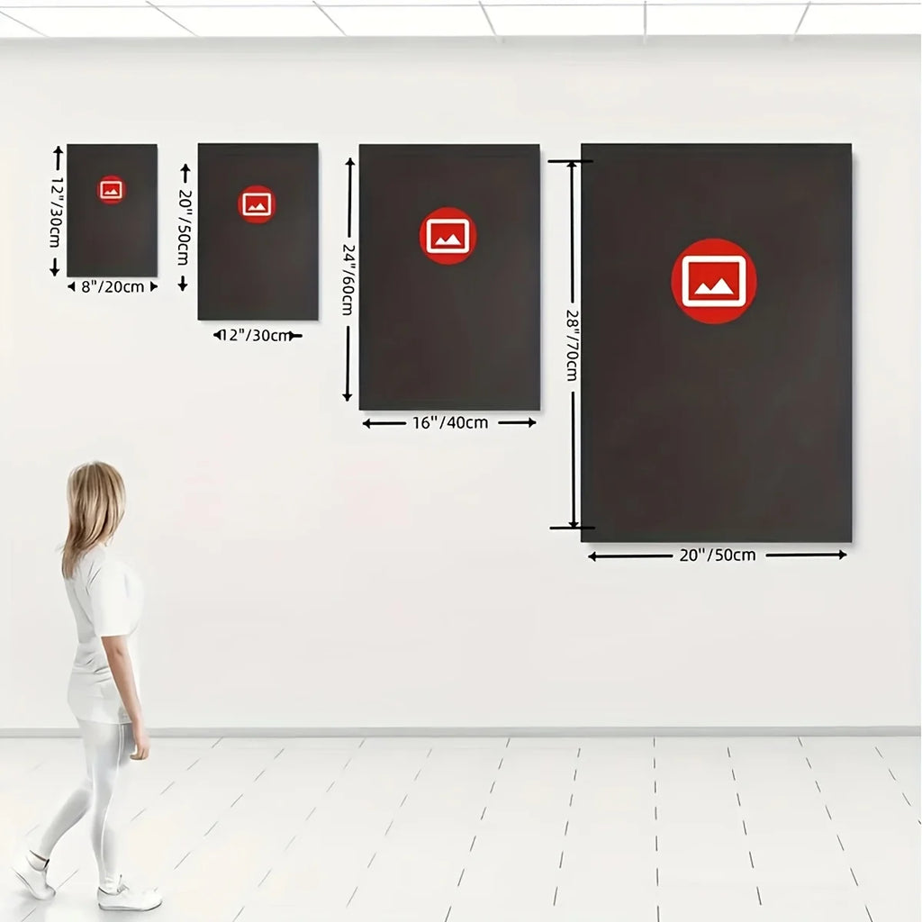 3 piezas de pinturas decorativas de lienzo geométrico abstracto moderno con decoración de pared de sala de estar de estilo nórdico, azul y amarillo