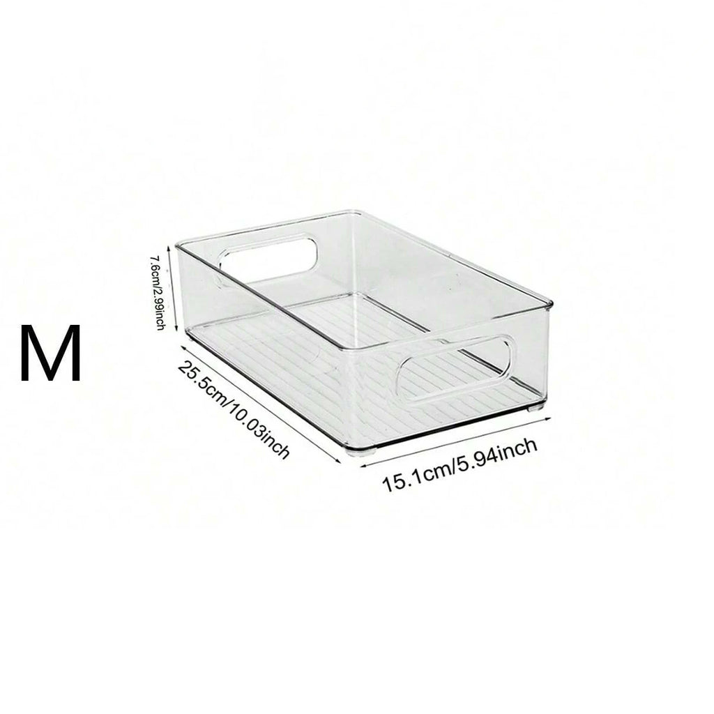 Box with Hand Kitchen Accessor Refrigerator Food Storage Container Refrigerator Organizer Bins Stackable Fridge Food Storage