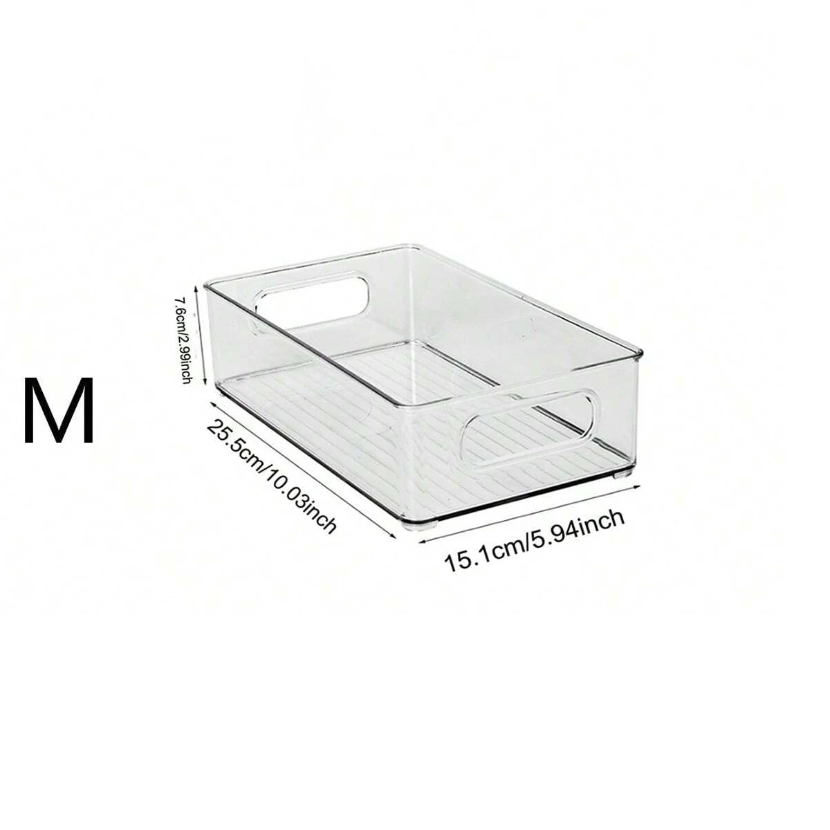 Box with Hand Kitchen Accessor Refrigerator Food Storage Container Refrigerator Organizer Bins Stackable Fridge Food Storage