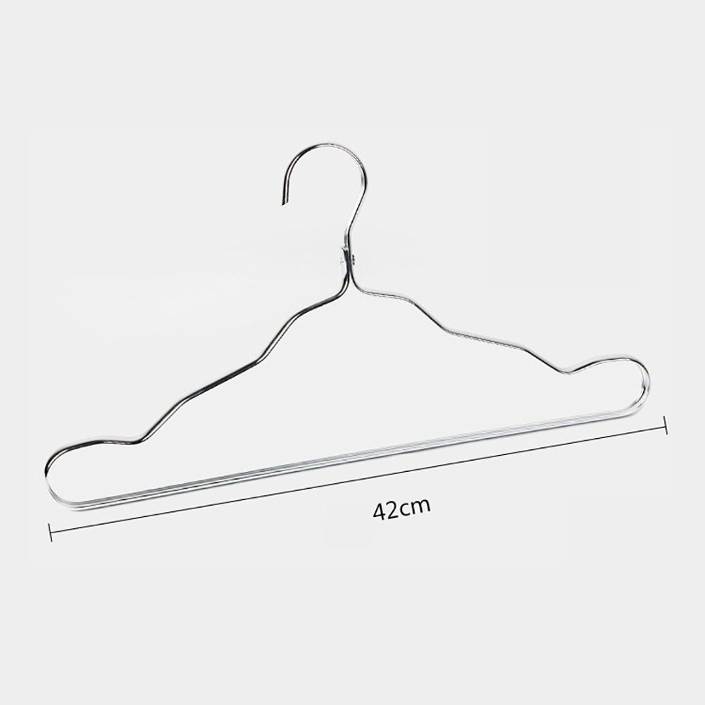 5 Pcs/set Suit Clothes Rack Aluminum Alloy Clothes Adult Rack Slip-seamless Metal Clothes Hanger Closet Organizer Home Supplies