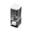 Wall Mounted Transparent Perforated Manual Press Soap Dispenser Traceless Disinfectant Bottle for Bathroom