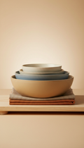 Set de bowls de cerámica esmaltada
